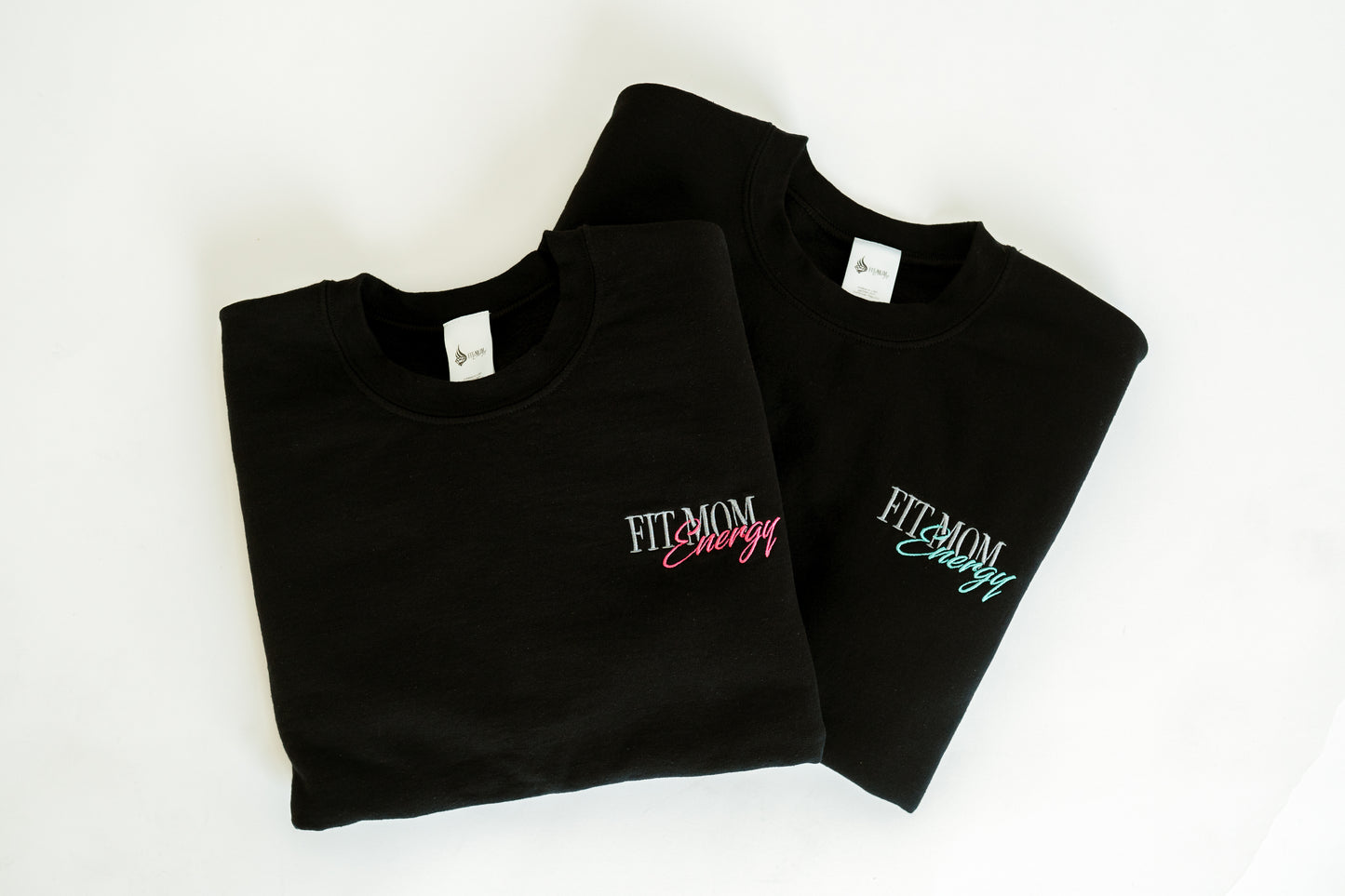 Fit Mom Energy Oversized Crewneck (Pink)