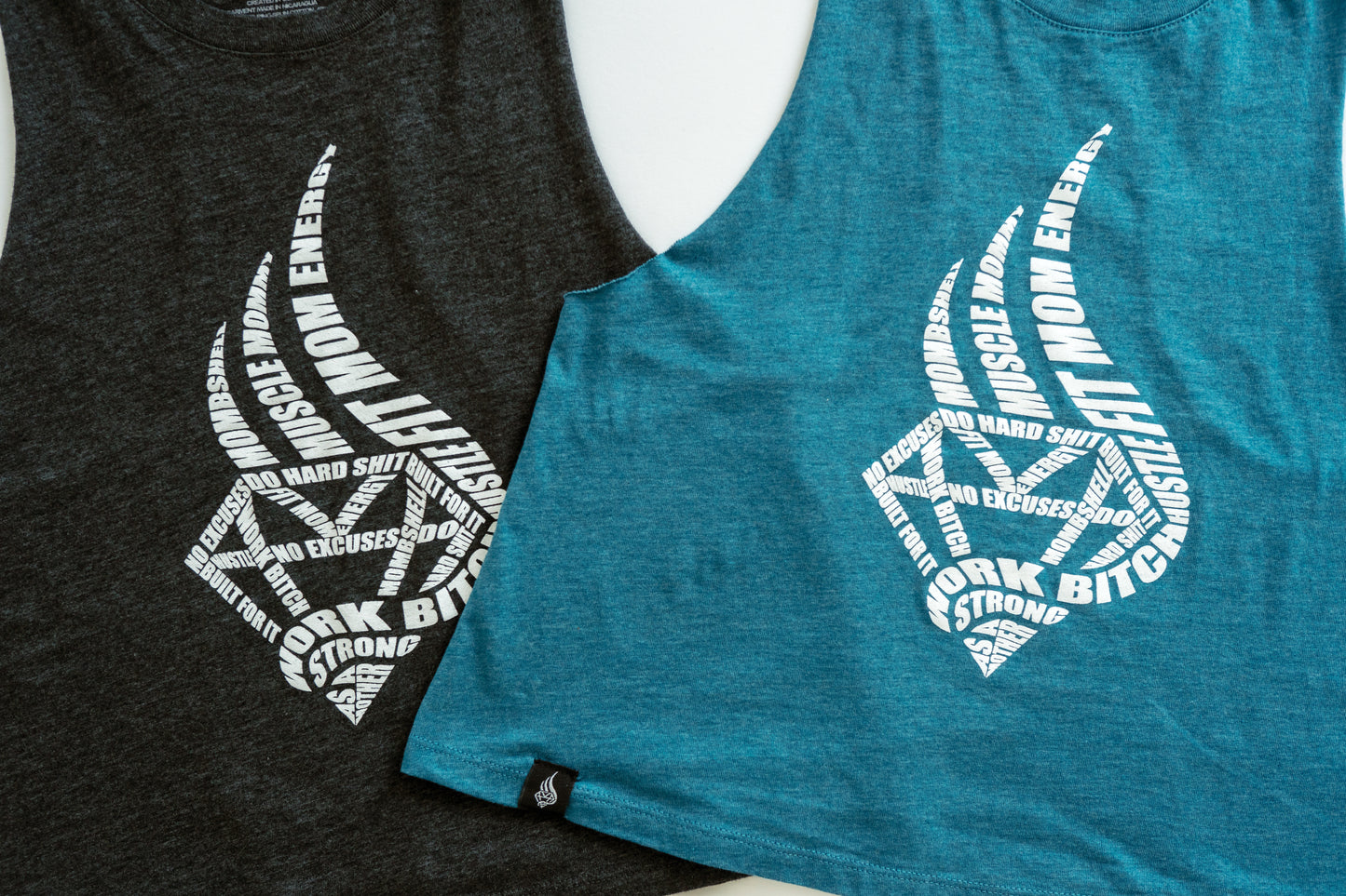 Logo Tank (Heather Deep Teal)