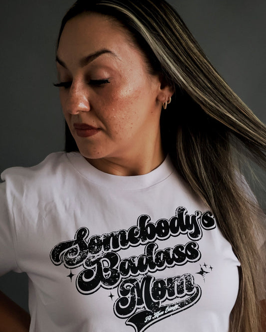 Somebody's Badass Mom Crop Tee