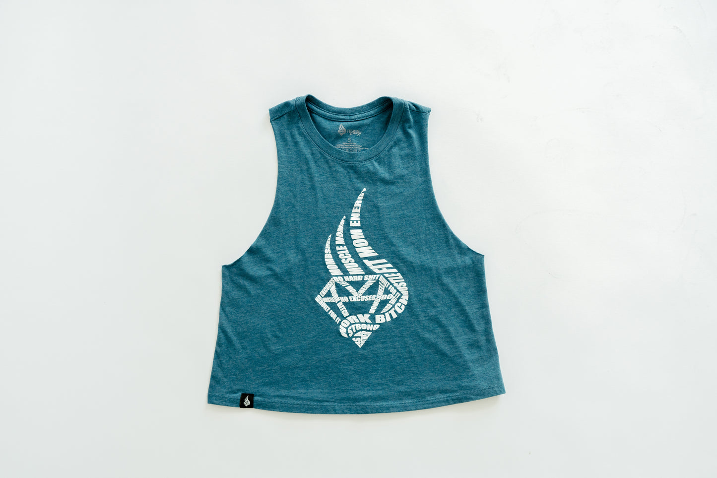Logo Tank (Heather Deep Teal)